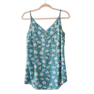 CAbi Vine Cottonwood Floral Print V Neck Camisole Tank Top NWT  Style 5214 XS